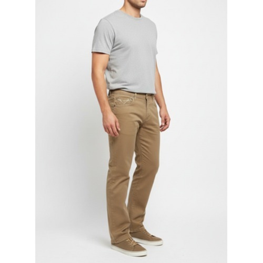 BKE Jake Jeans Mens 30S Khaki Straight Leg Mid Rise Button Closure 99 Cotton